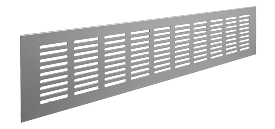 VENTILATIESTRIP, ALUMINIUM, EXTRUSIE, 80MM, AFMETING 400X80MM, GEANODI BG61-4008AA 3343227