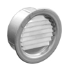 SCHOEPENROOSTER ALU. ROND INBOUW 51 MM (6 STUKS) 2401R051 3350705