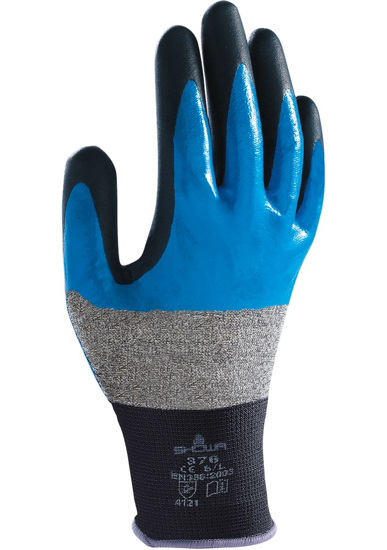 SHOWA GRIP 376 HS 3/4 COATING, (9)XL  3351996