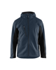 SOFTSHELL JACK MET CAPUCHON DONKER MARINEBLAUW/ZWART XXL 475325168699X  3356477