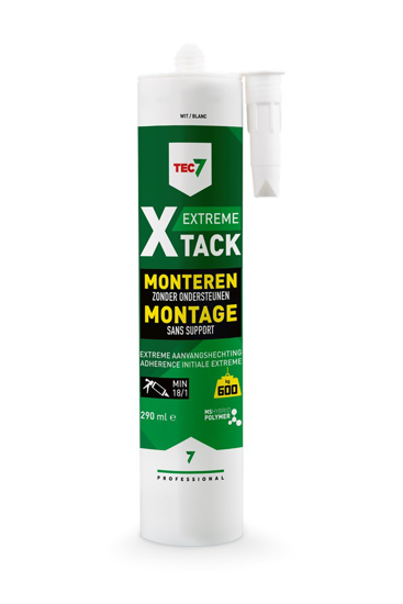 XTACK WIT - PATROON 290ML EXTREEM MONTEREN ZONDER ONDERSTEUNEN 534525000 3356496