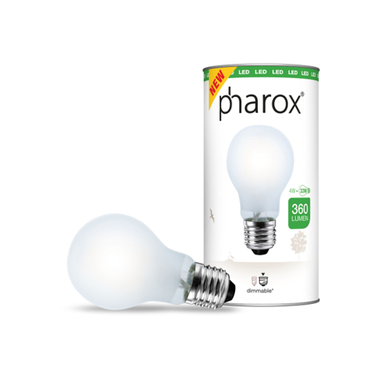 PHAROX F-LED DLAMP DIM 827 M 4W E27  3352459