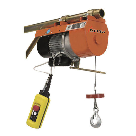 DELTA ELEKTRISCHE LIER DM – 230V – 0,15 TON – MET 16 METER HIJSHOOGTE DI.0.DM.150 3356833