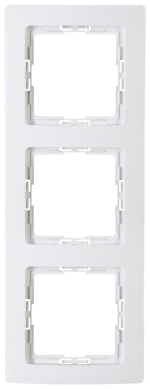 Afbeeldingen van AFDEKRAAM 3-VOUDIG PARIS ARCTIC-WIT