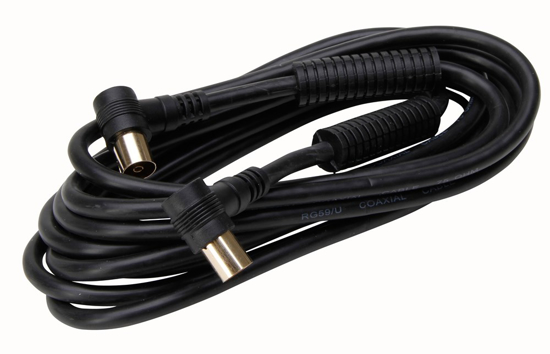 Afbeeldingen van COAX VERB.KABEL 3MTR VERGULD ##NML