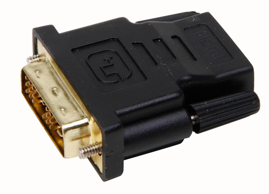 Afbeeldingen van HDMI-DVI VERLOOPSTEKKER GOLDLINE ##NML