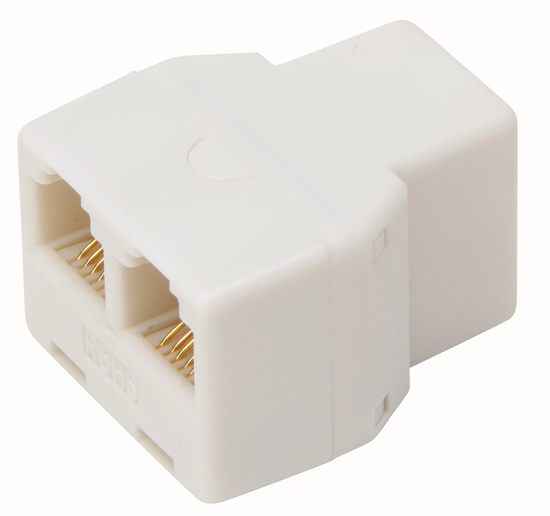 Afbeeldingen van TELEFOON 2-WEG VERDELER RJ11 ##NML