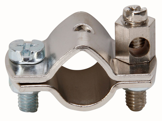 Afbeeldingen van AARDKLEM VOOR BUISBEVESTIGING 1/4" 2 STUKS