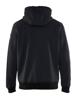 Afbeeldingen van HOODED SWEATSHIRT MET RITS GEVOERD ZWART L 493325149900L