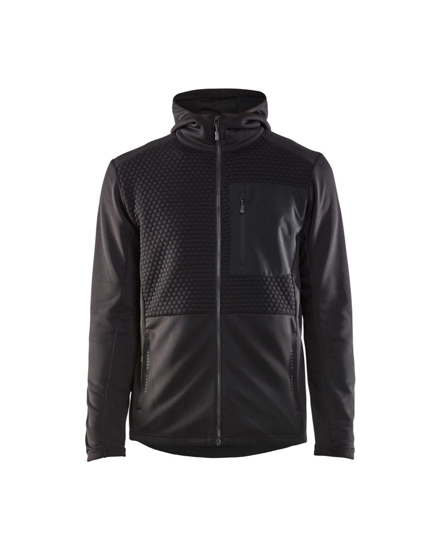 Afbeeldingen van HOODED SWEATSHIRT MET RITS ZWART L 354025269900L