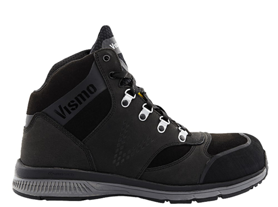 Afbeeldingen van VISMO WERKSCHOEN HOOG EI-69 SOLID S3 ZWART MAAT 43 OP=OP