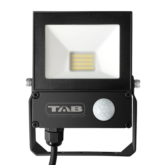 Afbeeldingen van TAB45010S LEDSTRALER+SENSOR, 10W,1000LM, 230V