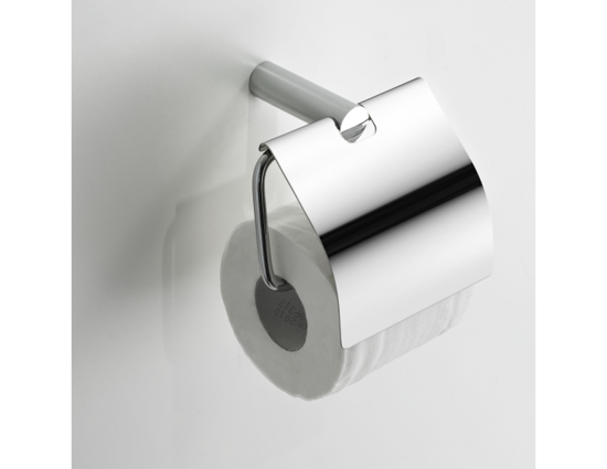 Afbeeldingen van IDA TOILETROLHOUDER MET KLEP CHROOM