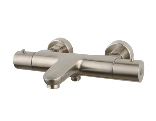 Afbeeldingen van CARAL THERMOSTATISCHE BADMENGKRAAN GEBORSTELD STAAL 15CM