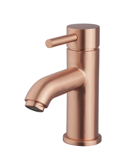 Afbeeldingen van CARAL CADANS WASTAFELKRAAN LAAG GEBORSTELD KOPER