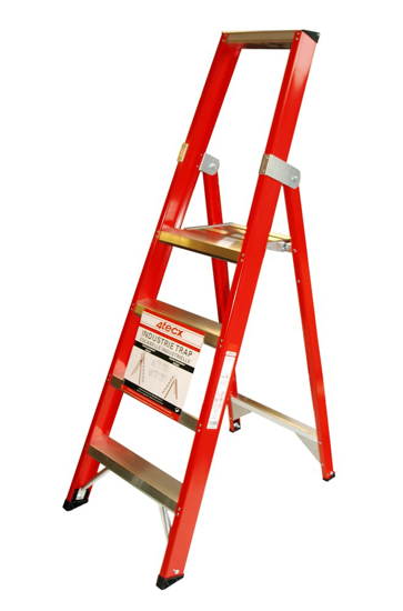 Afbeeldingen van TRAP ENKEL OPLOOPBAAR ALUMINIUM 1 X 3 TREDES 4T