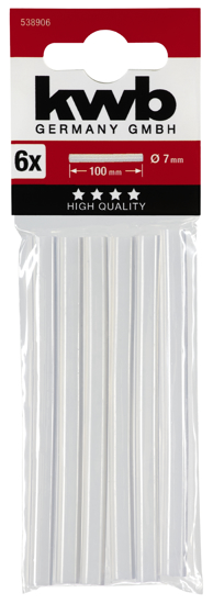 Afbeeldingen van KWB LIJMPATRONEN 7MM 6ST.