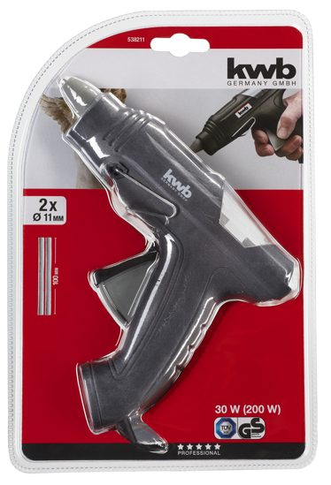 Afbeeldingen van KWB HETELIJMPISTOOL, Ø 11 MM, 30 W (200 W)