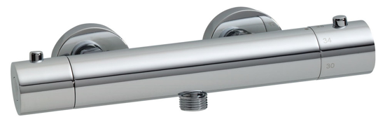 Afbeeldingen van RIO THERMOSTATISCHE DOUCHEMENGKRAAN CHROOM 12CM