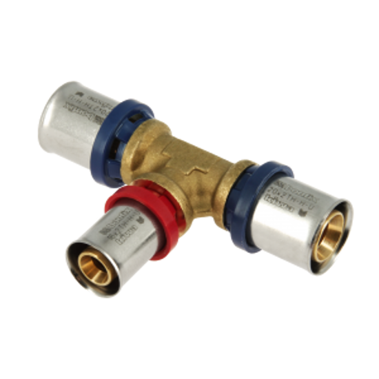 Afbeeldingen van BONFIX ALU-PERS VERLOOP T-STUK 20 X 16 X 20 MM