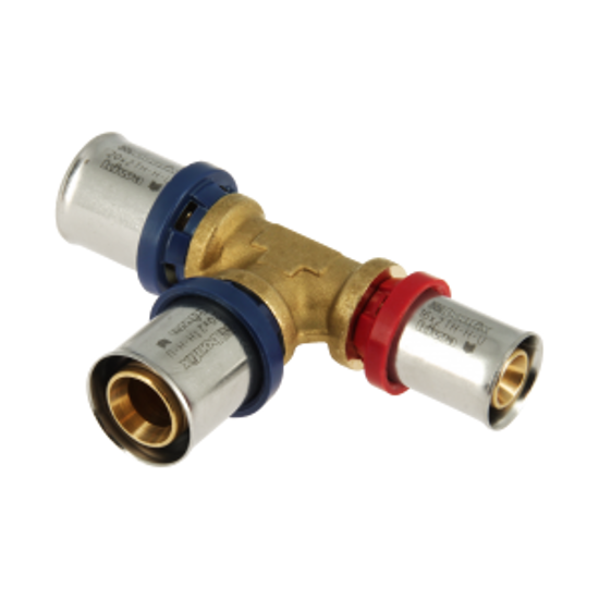 Afbeeldingen van BONFIX ALU-PERS VERLOOP T-STUK 20 X 20 X 16 MM