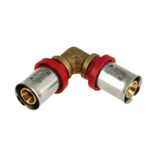 Afbeeldingen van BONFIX ALU-PERS KNIEKOPPELING 16 X 16 MM