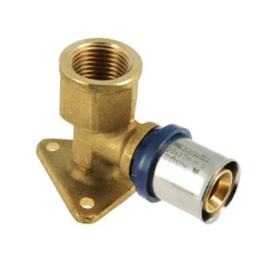 Afbeeldingen van BONFIX ALU-PERS MUURPLAAT H=47 MM 1/2" BI X 20 MM 