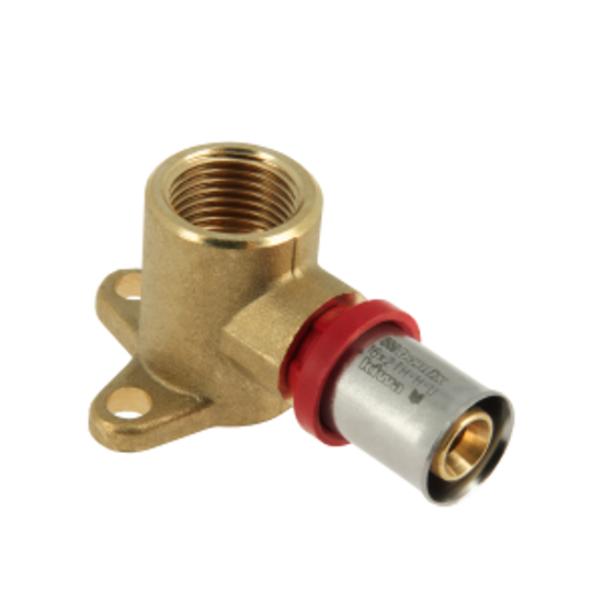 Afbeeldingen van BONFIX ALU-PERS MUURPLAAT H=35 MM 1/2" BI X 16 MM 