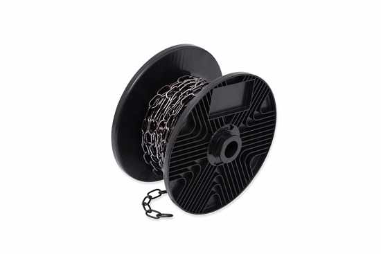 Afbeeldingen van DX SIERKETTING LANG 2,8MM STAAL ZWART GELAKT (ROL 30 MTR)