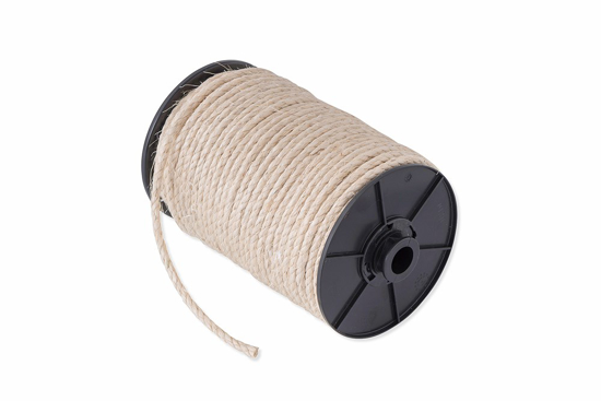 Afbeeldingen van DX SISAL 3-STRENGS 6MM NATUREL (ROL 60 MTR)