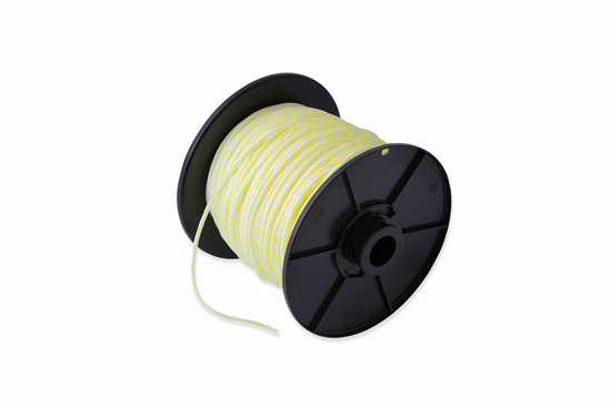 Afbeeldingen van DX STARTERKOORD PA 3MM WIT-GEEL (ROL 100 MTR)