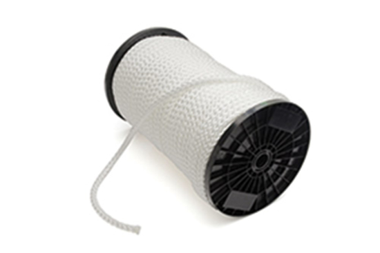 Afbeeldingen van DX TOUW GEVLOCHTEN PP 10MM WIT (ROL 80 MTR)