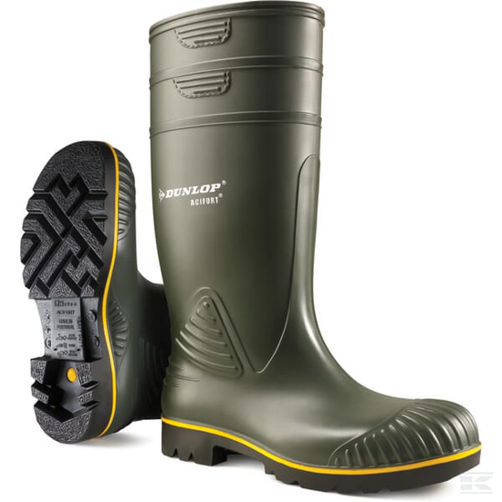 Afbeeldingen van DUNLOP WERKLAARS B440631 ACIFORT HEAVY DUTY O4 FO SRA GROEN MAAT 40