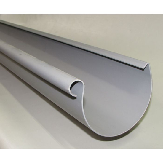 Afbeeldingen van PVC KRAALGOOT GRIJS 150MM 4 METER