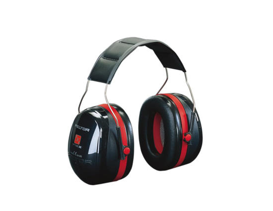 Afbeeldingen van 3M PELTOR OPTIME III GEHOORKAPPEN, ZWART/ROOD, HOOFDBAND, H540A-411-SV