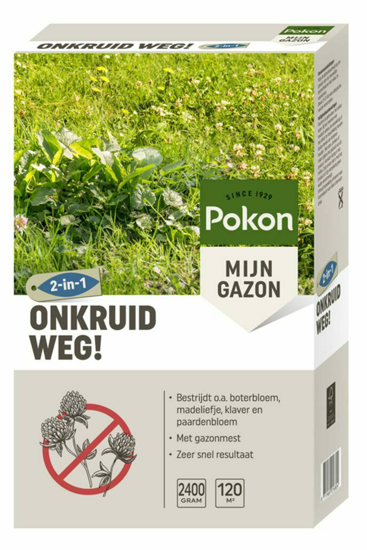 Afbeeldingen van POKON ONKRUID WEG! 120 M2 = 2400 GR