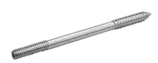 Afbeeldingen van HOUTDRAADPEN M6 X 90