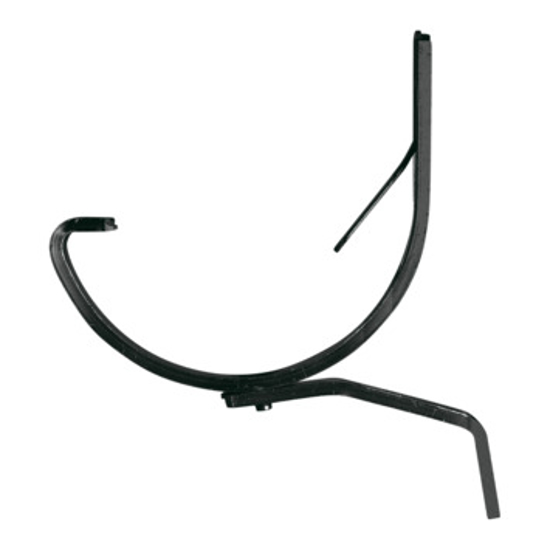 Afbeeldingen van MASTGOOTBEUGEL TYPE 2 ALUMINIUM GROEN 100MM