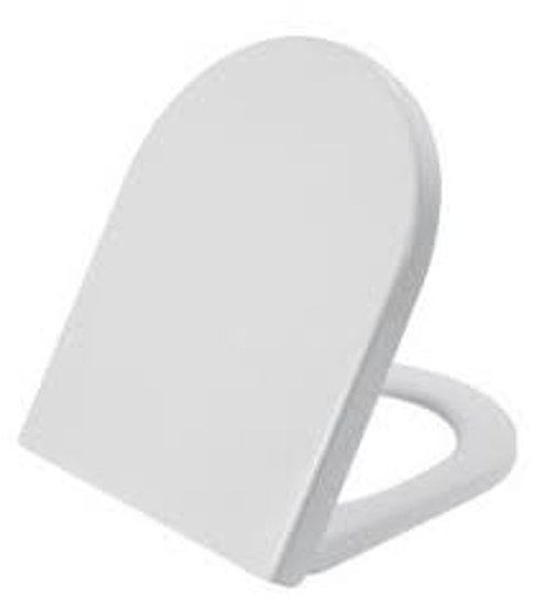 Afbeeldingen van WIESBADEN METRO TOILETZITTING + DEKSEL SOFT-CLOSE WIT