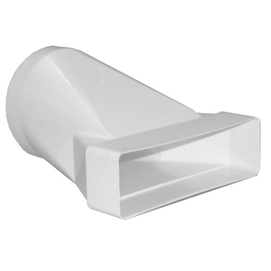Afbeeldingen van LUCHTAFVOER, PLAT, OVERGANGSSTUK 110 X 54 - 100MM. DHZ