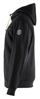 Afbeeldingen van HOODED SWEATSHIRT MET RITS GEVOERD ZWART L 493325149900L
