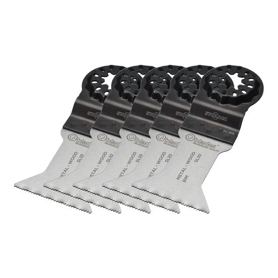 Afbeeldingen van QBLADES STARLOCK MULTIZAAGBLAD BI-METAAL 19TPI 44X55MM SL10-5ST