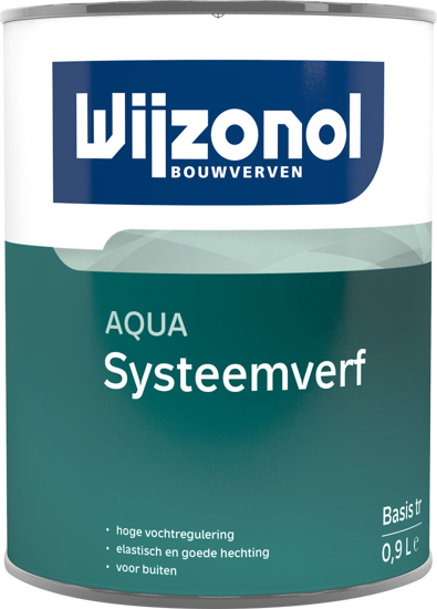 Afbeeldingen van WIJZONOL AQUA SYSTEEMVERF BASIS TRANSPARANT 900ML