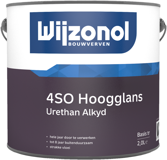 Afbeeldingen van WIJZONOL 4SO HOOGGLANS BASIS TRANSPARANT 2 LITER