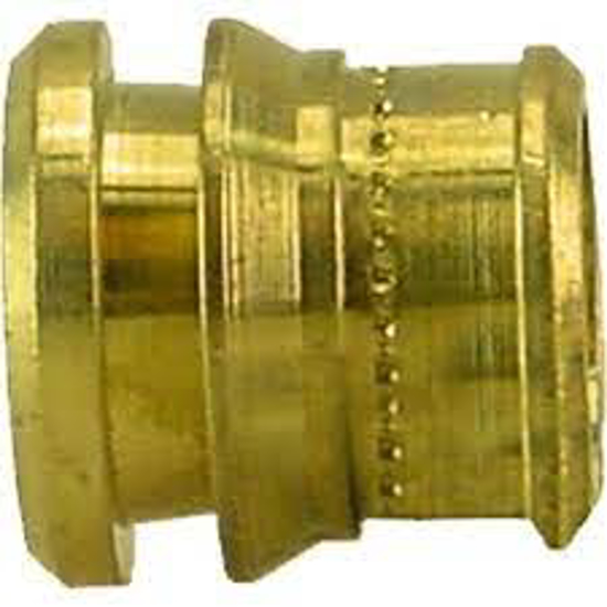 Afbeeldingen van MESSING KNEL 1-DELIGE VERLOOPNIPPEL J-17 22 X 15