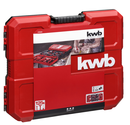 Afbeeldingen van KWB GEREEDSCHAPSKOFFER 125-DELIG