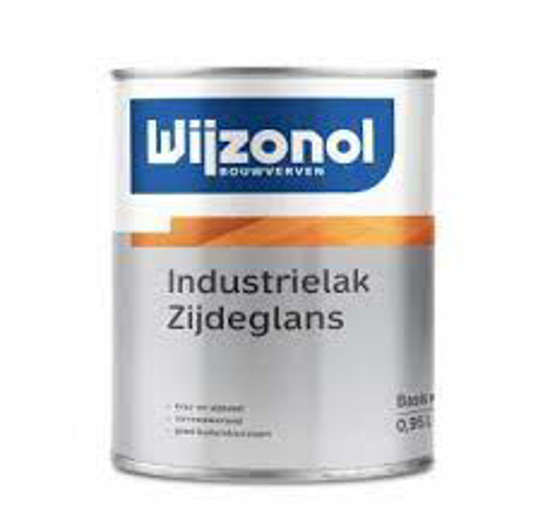 Afbeeldingen van WIJZONOL INDUSTRIELAK ZIJDEGLANS BASIS TRANSPARANT 800ML