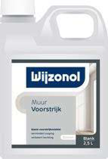 Afbeeldingen van WIJZONOL MUURVOORSTRIJK BLANK 2,5 LITER