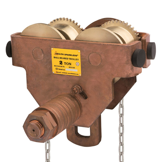 Afbeeldingen van DELTA SPARKLESS KETTINGLOOPKAT - 10 TON - 2,5 METER BEDIENINGSHOOGTE