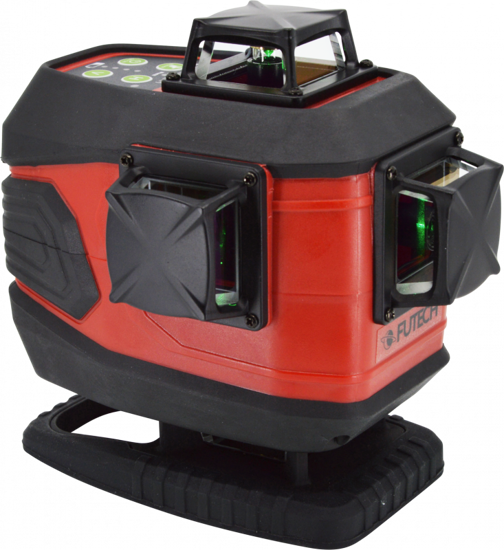 Afbeeldingen van FUTECH KRUISLIJNLASER MULTICROSS 4D ELECTRONIC, INCLUSIEF STATIEF